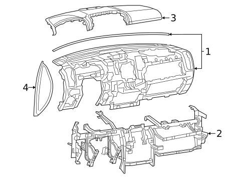 Instrument Panel for 2021 Ram 1500 #0