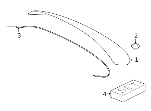 Glass - Lift Gate for 2022 Porsche Cayenne #0