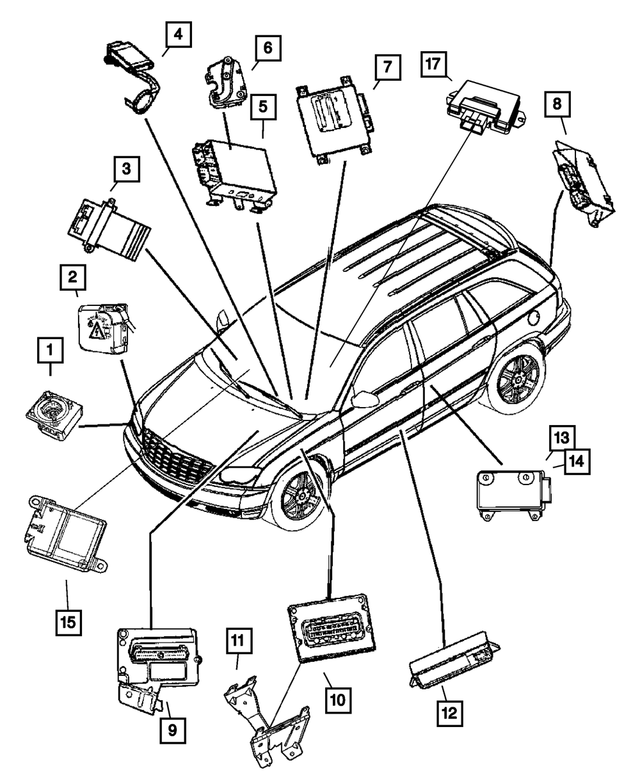 « 68001392AA – Electrical : Ballast Dhi Module pour Mopar Image »