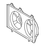 1671128310 - : Engine Cooling Fan Shroud for Toyota: Camry Image