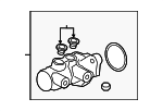 34336892205 - Body: Master Cylinder for BMW: 230i, 230i xDrive, 330e, 330e xDrive, 330i, 330i xDrive, 430i, 430i Gran Coupe, 430i xDrive, 430i xDrive Gran Coupe, M2, M240i, M240i xDrive, M340i, M340i xDrive, M440i, M440i Gran Coupe, M440i xDrive, M440i xDrive Gran Coupe, Z4 Image
