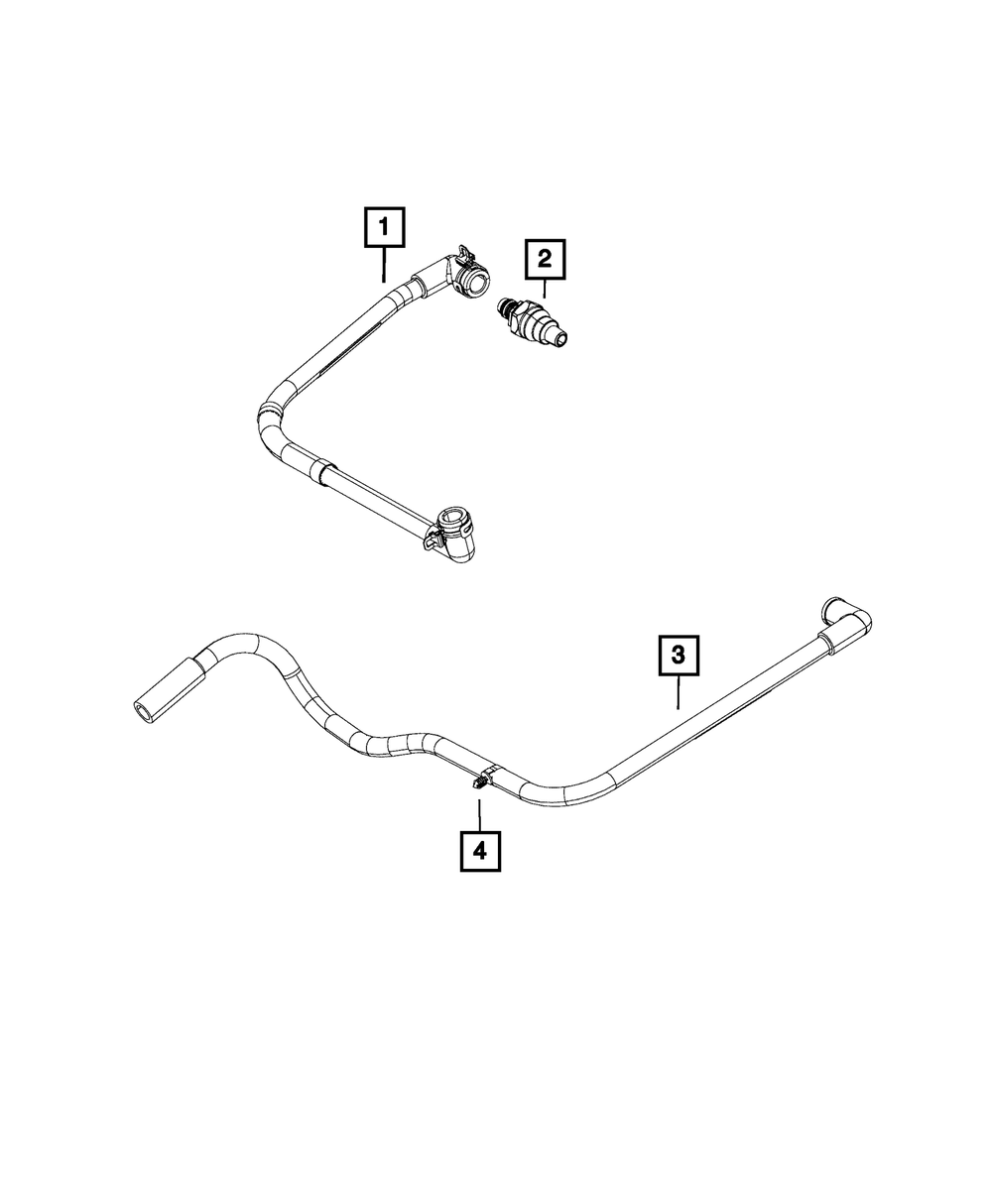 Ccv To Air Cleaner Harness - Mopar (5038617AB)