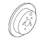 SU00306810 - Brakes: Disc Brake Rotor for Toyota: 86, GR86 Image