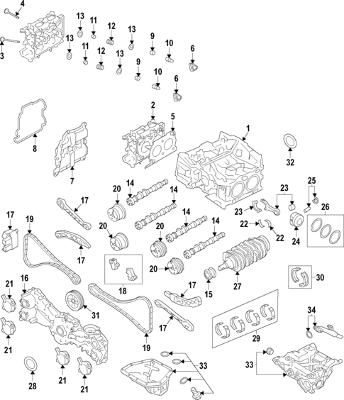 Engine for 2022 Subaru Crosstrek #2