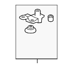 T2H42842 - Cooling System: Radiator Upper Mount for Jaguar Image