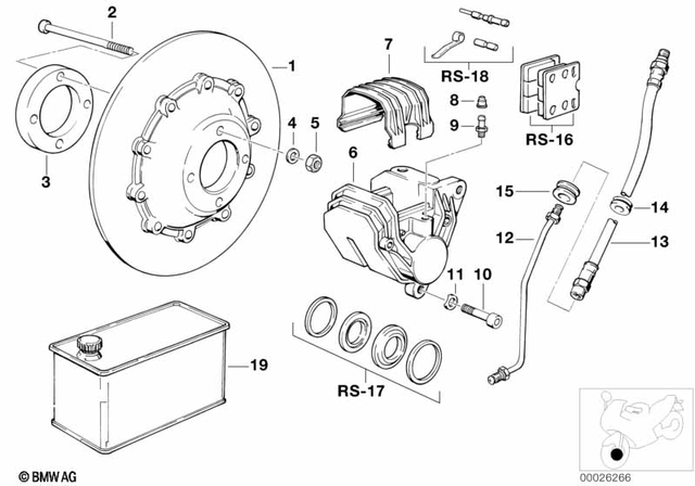 34112310143 - : Brake Disk Black for BMW-Motorrad Image