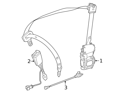 Front Seat Belts for 2019 Mercedes-Benz SLC43 AMG #0