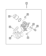 68119533AA - 1.4L Turbo; Engine: Bolt for Fiat: 124 Spider, 500, 500L, 500X | Jeep: Renegade Image