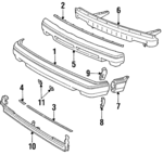 5211632020 - : Extension Brace for Toyota: Camry Image
