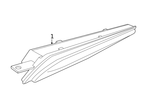 High Mounted Stop Lamp for 2005 BMW 325xi #0
