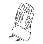 88491AA000NNB - Body: Seat Back Panel for Hyundai Image