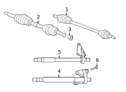 Drive Axles for 2012 Chrysler 200 #0