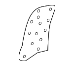 88350J5000 - Body: Seat Back Pad for Kia: Stinger Image