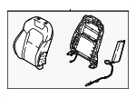 88300J5710CKS - Body: Seat Back Assembly for Kia: Stinger Image