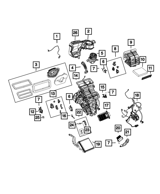 68350327AB - : Distribution Housing for Mopar Image