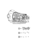 68090654AC - AS69RC; 6-Speed; Automatic Transmission: Transmission Mount Isolator for Mopar Image