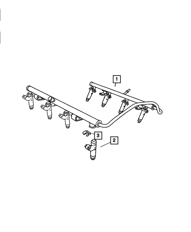 53032722AA - Fuel: Fuel Injector Clip for Mopar Image image