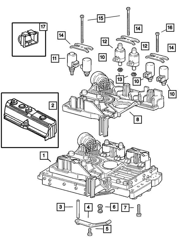 52108258AA - Automatic Transmission 5 Speed [DGZ]: Spring for Mopar Image