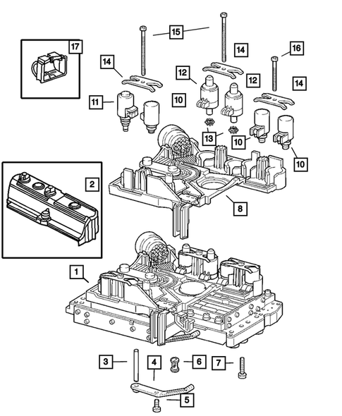 Valve Body for 2006 Dodge Sprinter 2500 #0