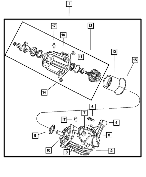 Rear Axle for 2004 Chrysler Pacifica #0