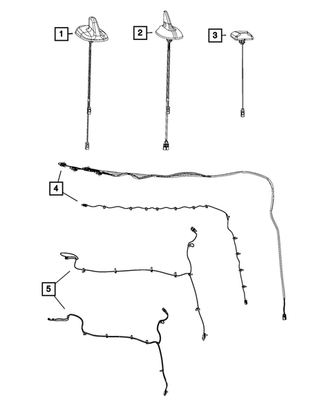 Radio, Antenna, Speakers, DVD, and Video systems for 2013 Ram 1500 #2