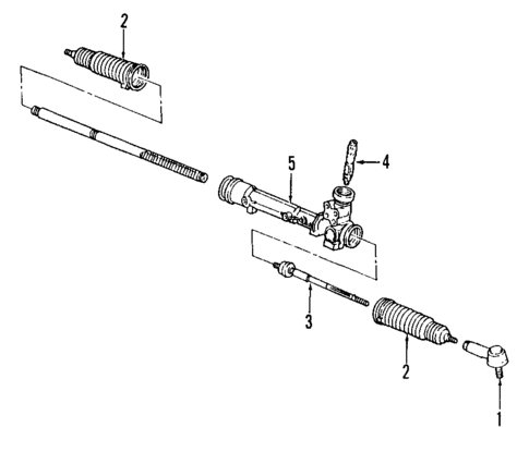 P/S Pump & Hoses for 1999 Ford Contour #0