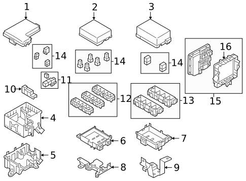 Horn for 2018 INFINITI QX80 #2
