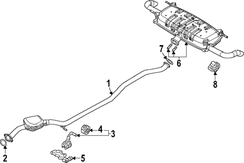 Exhaust Manifold for 2025 Mazda CX-70 #1