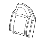 1F6088132 - Body: Seat Back Pad for Mazda: B2300, B2500, B3000, B4000 Image