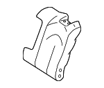 20992061473C84 - Body: Seat Back Cover for Mercedes-Benz Image
