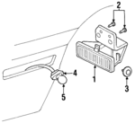 22652890 - Electrical: Fog Lamp Assembly for Oldsmobile: Cutlass, Cutlass Supreme Image