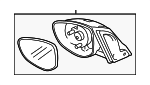 DR696912ZB - : 2011-2014 Mazda 2 - Mirror Assembly for Mazda: 2 Image