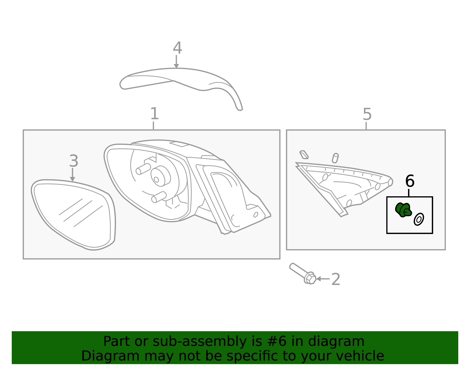 D651-50-714 - Sail Panel Clip 2011-2014 Mazda 2 | Mazda-Parts