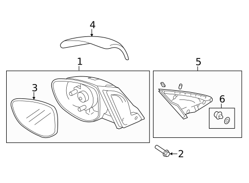 Outside Mirrors for 2013 Mazda 2 #0