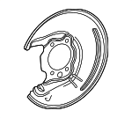 478810E050 - Brakes: Backing Plate for Toyota Image