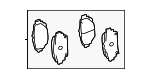 446630410 - Brakes: Brake Pads for Toyota Image