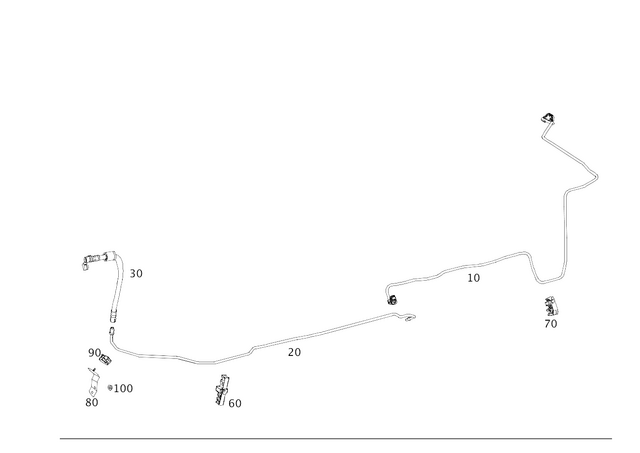 4634708600 - : Fuel Line for Mercedes-Benz: G500, G550, G63 4x4 Squared AMG, G63 AMG Image