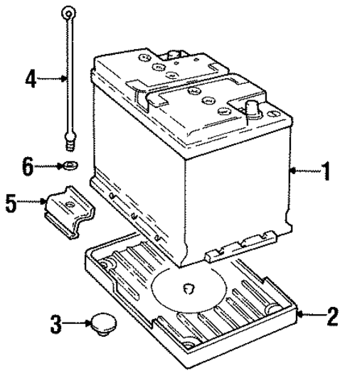 Battery for 1995 Volvo 960 #0