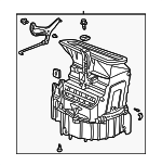 79305S0XA01 - HVAC: Blower Case for Honda: Odyssey Image