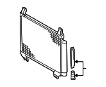 88460AZ015 - HVAC: Condenser for Toyota Image