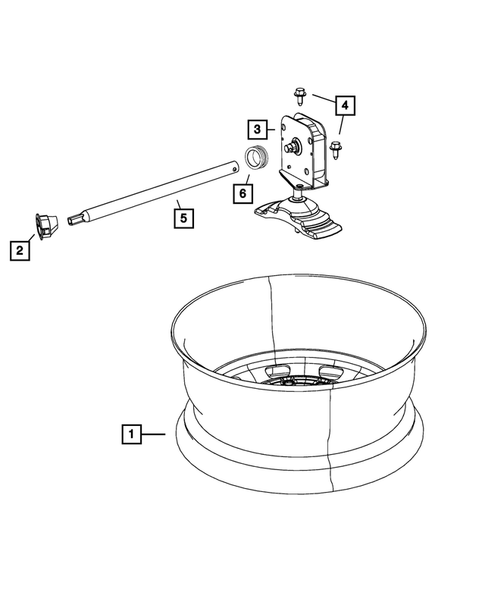 Wheel Spare for 2018 Ram 3500 #0