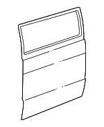 55346178 - Body: Outer Panel for Dodge: B150, B1500, B250, B2500, B350, B3500, Ram 1500 Van, Ram 2500 Van, Ram 3500 Van Image