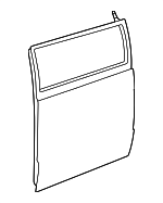 55347008AF - Body: Door Shell for Dodge: B1500, B2500, B3500, Ram 1500 Van, Ram 2500 Van, Ram 3500 Van Image