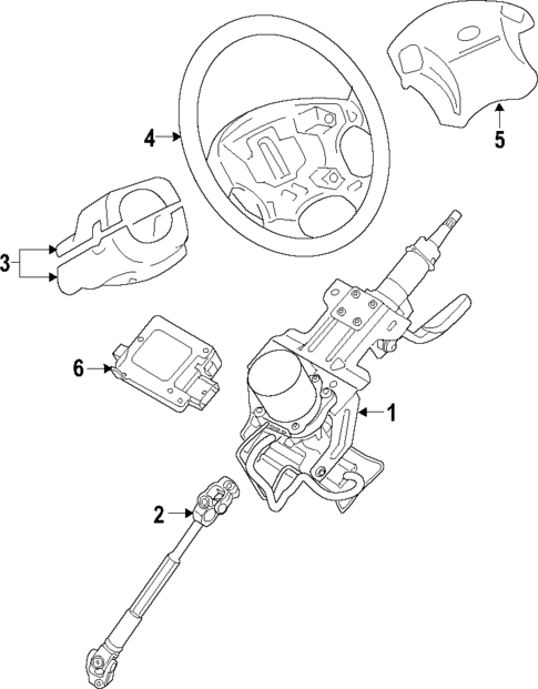 Steering Column for 2016 Kia Sportage #0