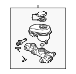 18060787 - Body: Master Cylinder for Chevrolet: Classic, Malibu | Oldsmobile: Alero | Pontiac: Grand Am Image