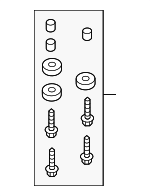 9P1898209 - Emission System: Vapor Canister Repair Kit for Porsche: 718 Boxster, 718 Cayman, 718 Spyder, Panamera Image