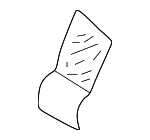 7155247020 - Body: Seat Back Pad for Toyota: Prius Image