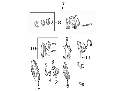 Rear Brakes for 2006 Dodge Magnum #1