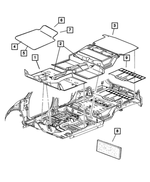 XB881DVAC - : Floor Mat for Mopar Image