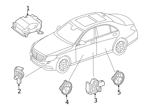 Air Bag Components for 2025 Mercedes-Benz SL63 AMG S E Performance #2